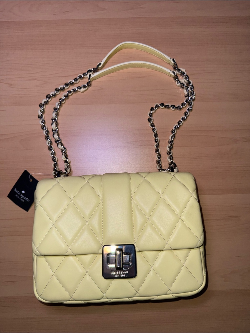 kate spade Quilted Carey with Smooth Quilted leather